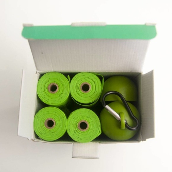 Biodegradable Corn Starch Dog Poop Bags - Eco-Friendly, Compostable, Leak-Proof - Picture 10 of 13